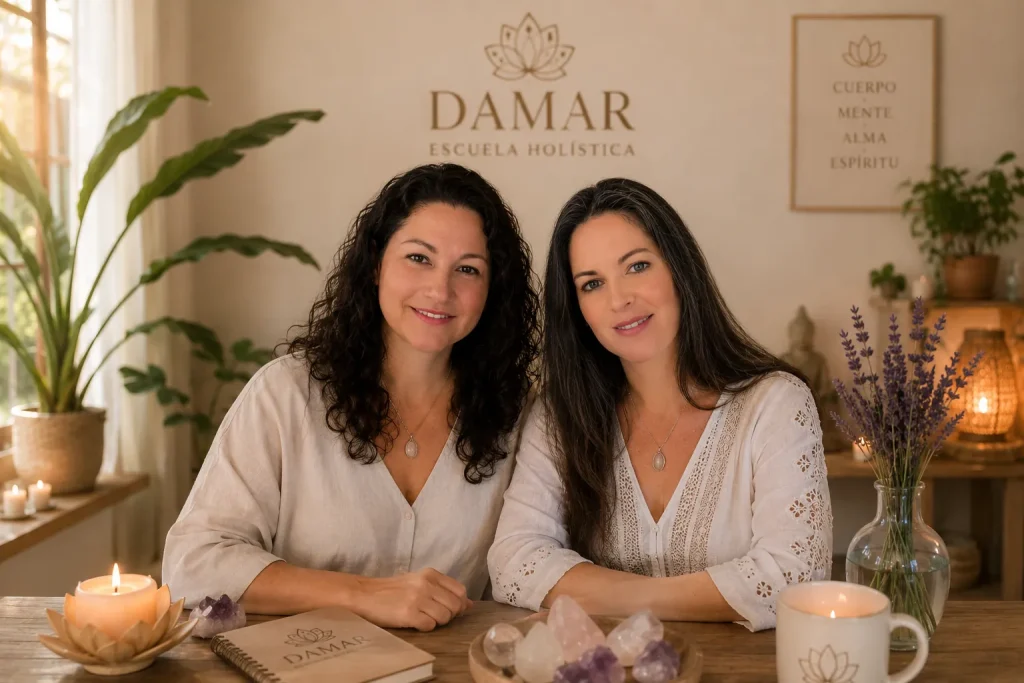 Rosa Danús y Laura M. Oliver, cofundadoras de Escuela Holística DaMar